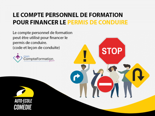 Permis B - Financement Compte CPF - Auto École De La Comédie