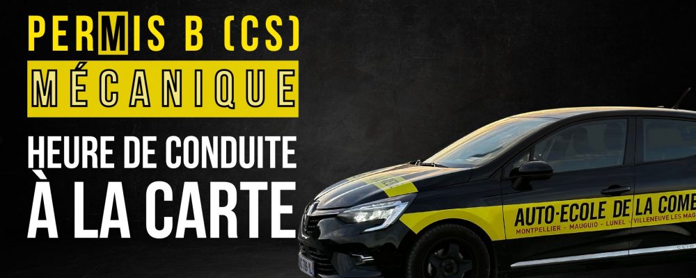 Permis B - Boite Manuelle - Auto Ecole De La Comédie